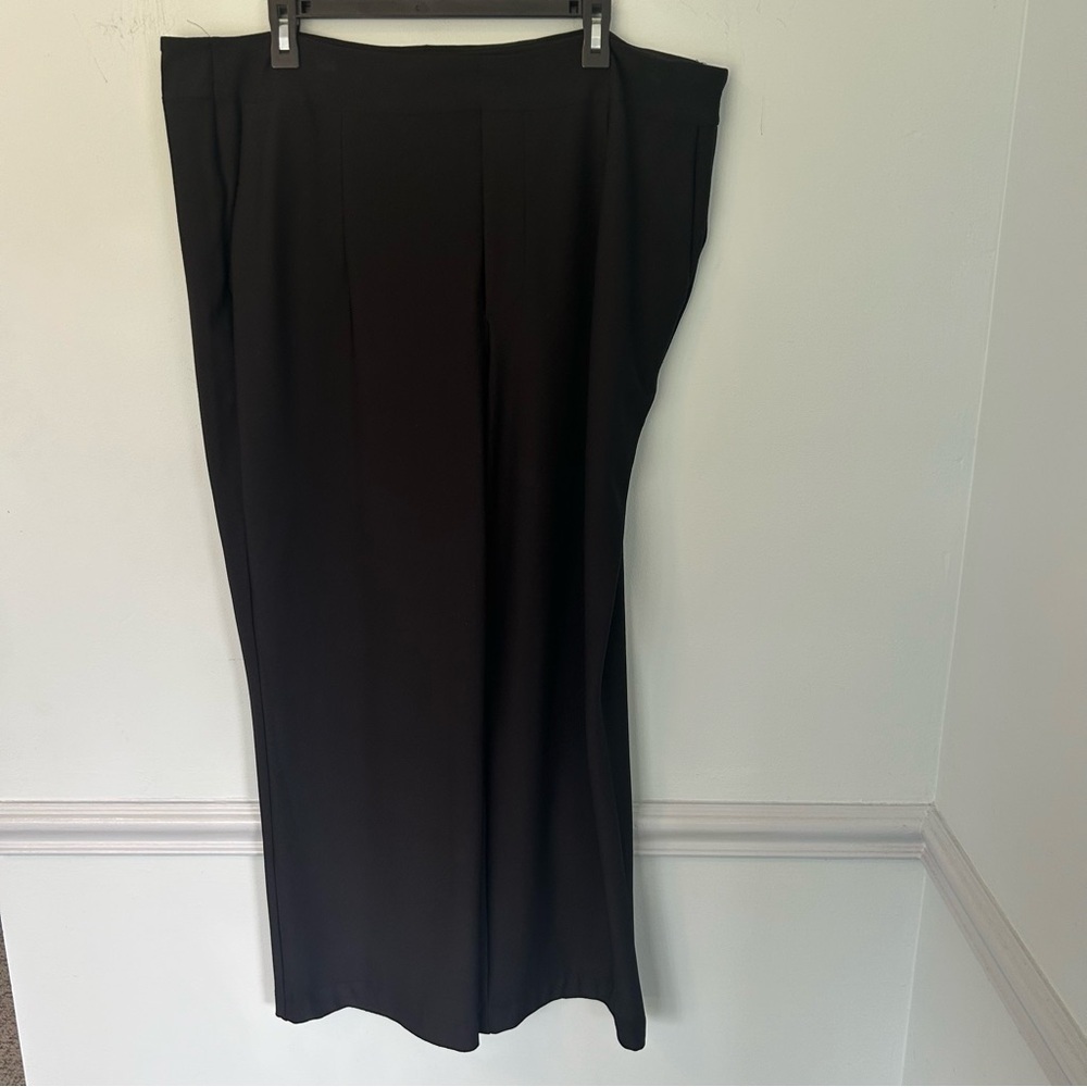 Lysse Black Pull-On Wide Leg Pants Size 2X Women’s